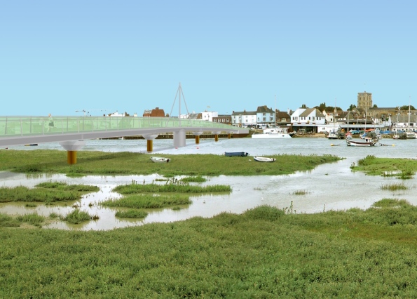 Troubled bridge over Adur water