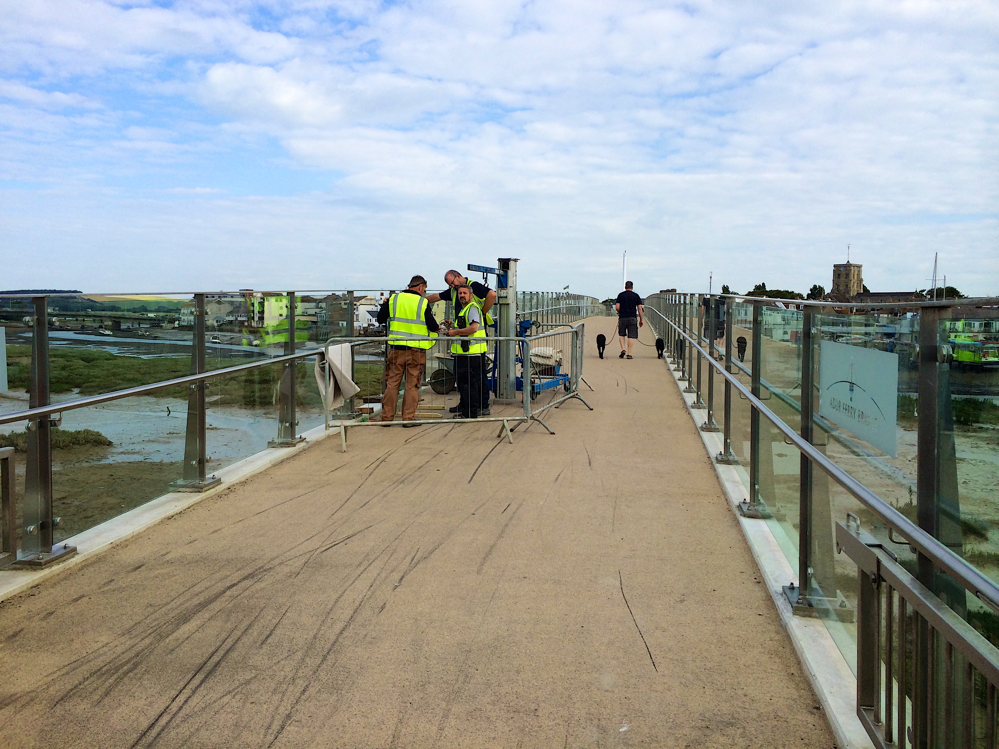 Repairing the Adur Ferry Bridge