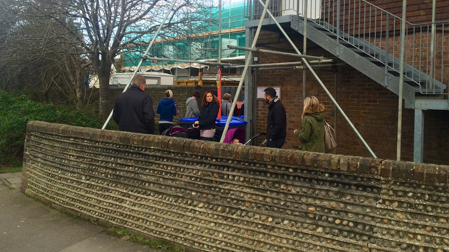 Queueing for Wildlife Festival tickets